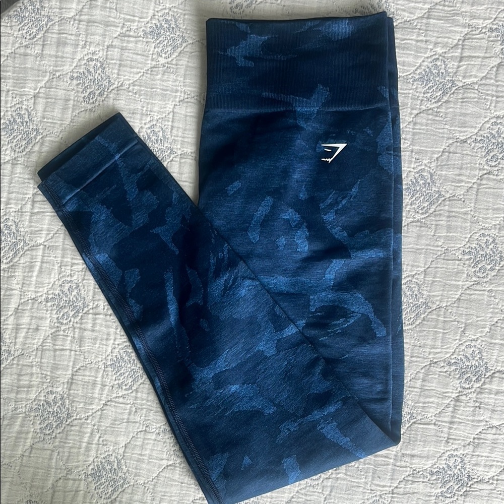 Gymshark Blue Leggings Athletic Bottoms